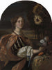 Frau mit Sonnenblumen - Carel de Moor II — Ansicht des Kunstwerks