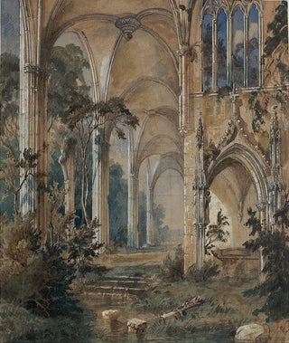 Carl Blechen - Gothic Church Ruin.webp