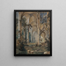 Ruine einer gotischen Kirche - Carl Blechen — gerahmtes Bild an der Wand