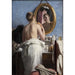 Riproduzione del dipinto Una ragazza che si lava prima di un carnevale - Carl Bloch