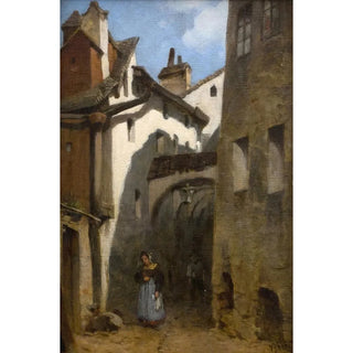 Carl Bolze - Gasse in Burghausen.webp