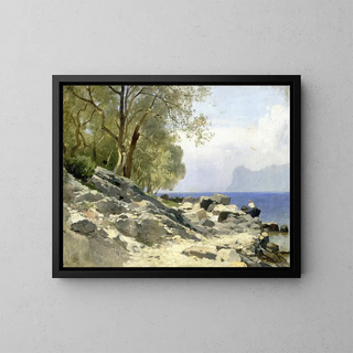 Carl Bolze - Ufer am Gardasee.webp