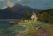 Paesaggio con un lago tra le montagne - Carl Ernst Morgenstern — vista dell’opera