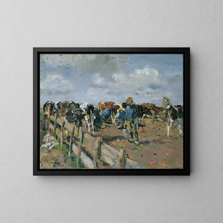 Carl Fahringer - Melken der Khe.webp