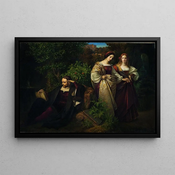 Carl Ferdinand Sohn - Torquato Tasso and the Two Leonores.webp