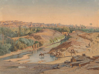 Carl Frederich Heinrich Werner - On the outskirts of Cairo.webp