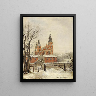 Carl Frederik Aagaard - Rosenborg ved vintertide.webp