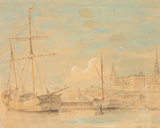 Carl Frederik Srensen - Bde til kajs ved Kronborg.webp