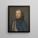 Georg Magnus Sprengtporten 1740-1819 - Carl Fredrich Brander — quadro incorniciato alla parete