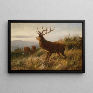 Carl Friedrich Deiker - Rotwildrudel.webp