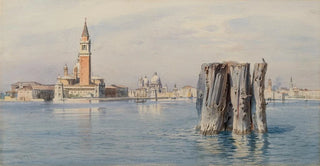 Carl Friedrich Heinrich Werner - Ansicht von San Giorgio Maggiore und Santa Maria della Salute in Venedig.webp