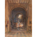Tänzerin mit Kastagnetten an der Alhambra von Granada - Carl Friedrich Heinrich Werner — Ansicht des Kunstwerks