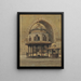 Moschee des Sultans Hassan in Kairo - Carl Friedrich Heinrich Werner — gerahmtes Bild an der Wand