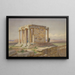 Il Tempio di Atena Nike Vista da nord-est - Carl Friedrich Heinrich Werner — quadro incorniciato alla parete