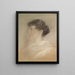 Portrait painting of Archduchess Marie-Thérèse - Carl Fröschl — framed artwork on a wall