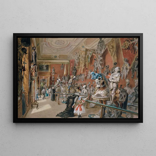 Carl Goebel the younger - Die Rstkammer II der Ambraser Sammlung.webp