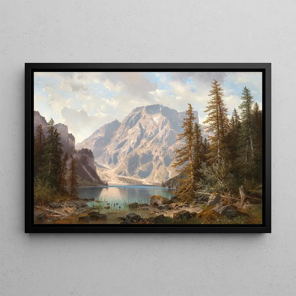 Carl Hasch - Pragser Wildsee mit dem Seekofel Tirol.webp