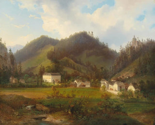 Carl Hasch - View of Schloss Gutenstein.webp