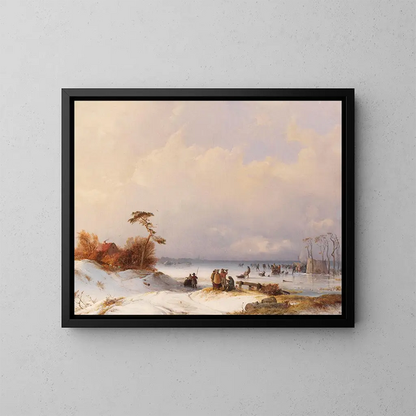 Eis-Events - Carl Hilgers — gerahmtes Bild an der Wand