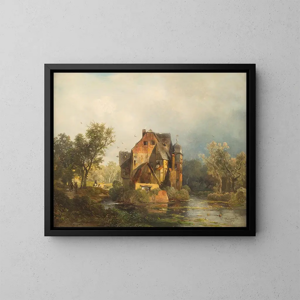 Château d'eau de Caspersbroich - Carl Hilgers — gerahmtes Bild an der Wand