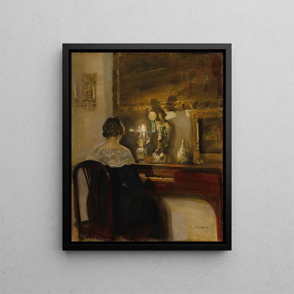 Carl Holse - A Lady Playing the Piano.webp