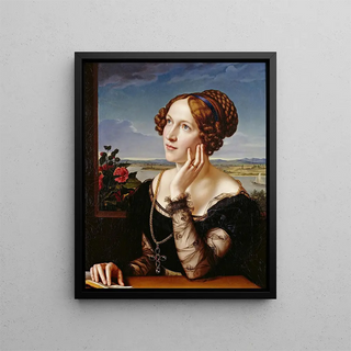 Carl Joseph Begas - Wilhelmine Begas The Artists Wife.webp