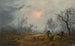 Clouds over a Russian cemetery - Carl Julius von Leypold — artwork view