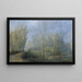 Die Erlen am Donau - Carl Kaiser-Herbst — gerahmtes Bild an der Wand