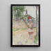 vicino alla cantina - Carl Larsson — quadro incorniciato alla parete