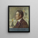 Erik Axel Karlfeldt der Dichter - Carl Larsson — gerahmtes Bild an der Wand