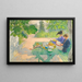 Lettura delle vacanze - Carl Larsson — quadro incorniciato alla parete