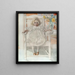 Portrait von Inga Maria Thiel - Carl Larsson — gerahmtes Bild an der Wand