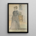 Reproduktion des Gemäldes Portrait von Mme Signe Thiel - Carl Larsson