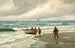 Motif insulaire de la plage sud de Skagen vent frais croissant - Carl Locher — Ansicht des Kunstwerks