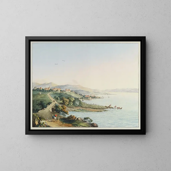 Vé de Nion - Carl Ludwig Hackert — gerahmtes Bild an der Wand