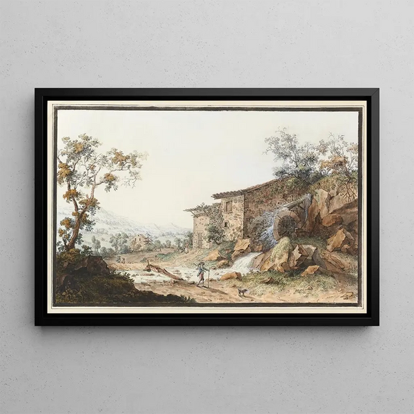 Carl Ludwig Hackert - Vue dun moulin en Savoie.webp