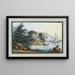 La tour ronde - Carl Ludwig Hackert — gerahmtes Bild an der Wand