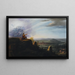 Dio che mostra a Mosè la Terra Promessa dalla cima del monte Nebo - Carl Ludwig Kuhbeil — quadro incorniciato alla parete