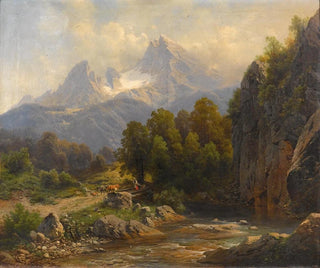 Carl Millner - Blick auf den Watzmann.webp