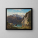 Der Alpsee bei Hohenschwangau - Carl Millner — gerahmtes Bild an der Wand
