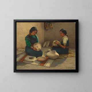 Carl Moon - Hopi Pottery Painters.webp