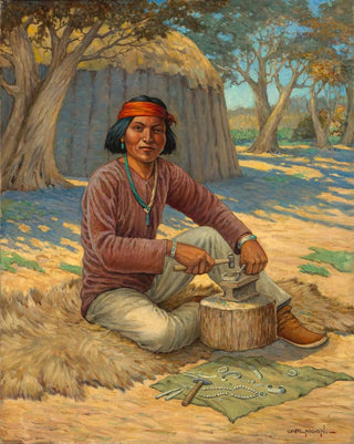 Carl Moon - Navajo Silversmith.webp