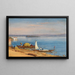 Vista di Rüdesheim am Rhein - Carl Morgenstern — quadro incorniciato alla parete