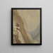 Le Splügenpass - Carl Morgenstern — framed artwork on a wall