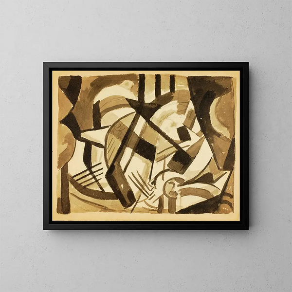 astratto - Carl Newman — quadro incorniciato alla parete