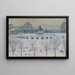 La place du château à Vienne en hiver - Carl Pippich — framed artwork on a wall