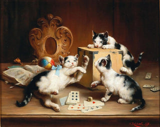 Carl Reichert - Playful kittens.webp