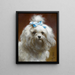Der blaue Knoten - Carl Reichert — gerahmtes Bild an der Wand