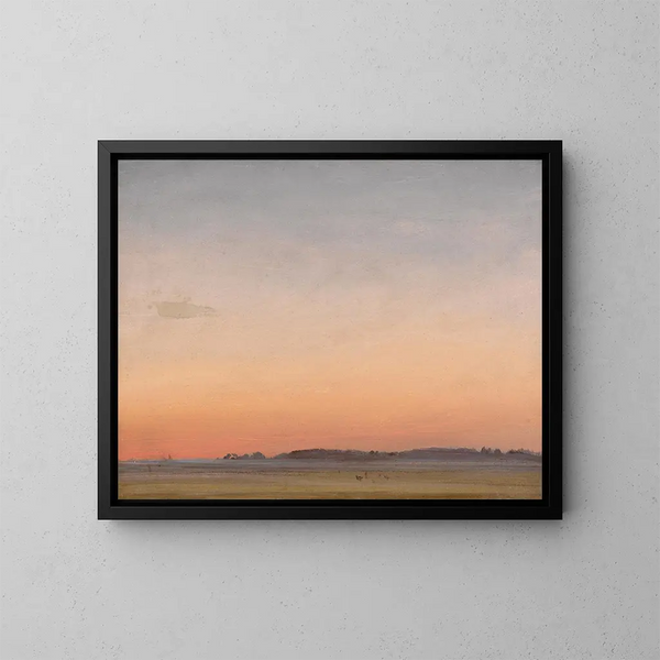 Landschaft - Carl Rottmann — gerahmtes Bild an der Wand