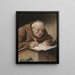 Monaco scrittore - Carl Schleicher — quadro incorniciato alla parete
